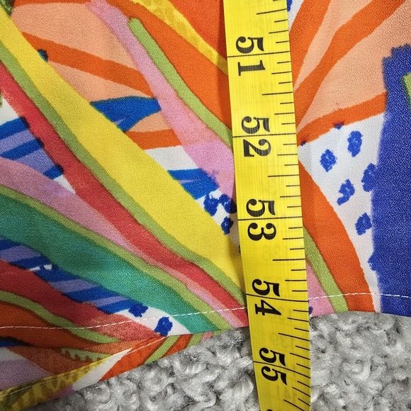 Sugarlips Shiloh One Shoulder Maxi‎ Dress Smocked Tropical Size Small Tropical - Picture 13 of 14